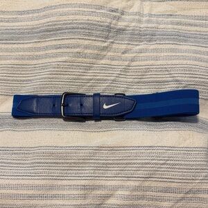 Nike blue youth baseball belt OS